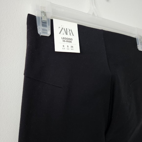 NWT Zara Sparkly Side Stripe Leggings - Picture 7 of 11